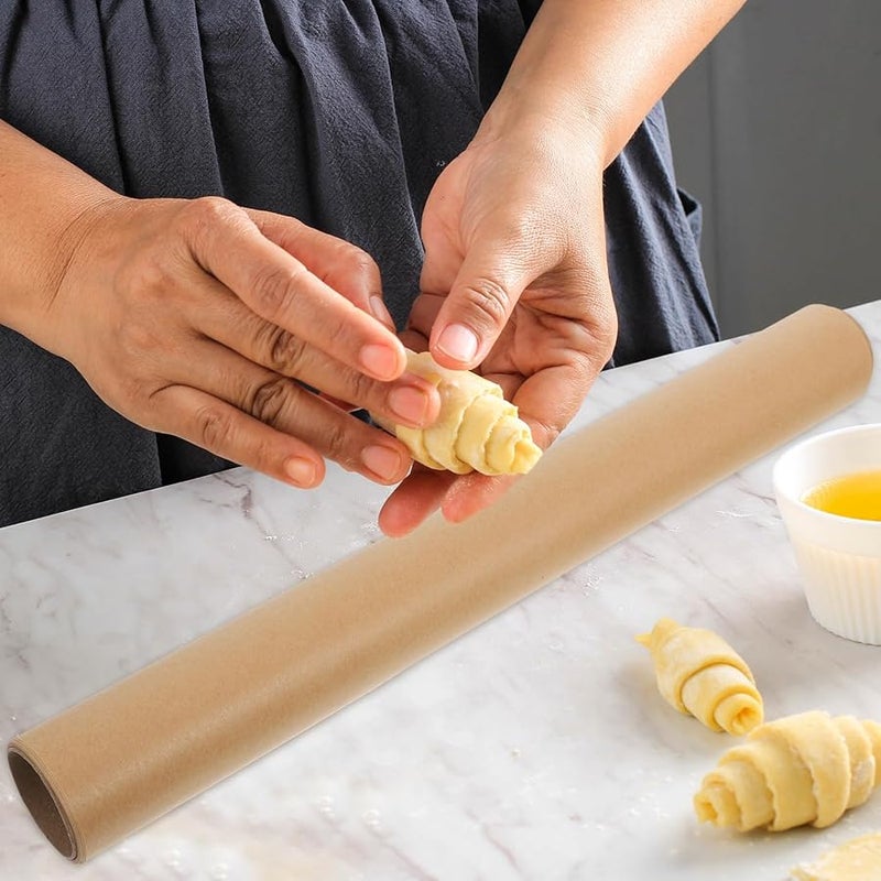 Unbleached Parchment Paper Roll 30cm x 5m Greaseproof Oven Liner High Temperature Resistant - Image 4